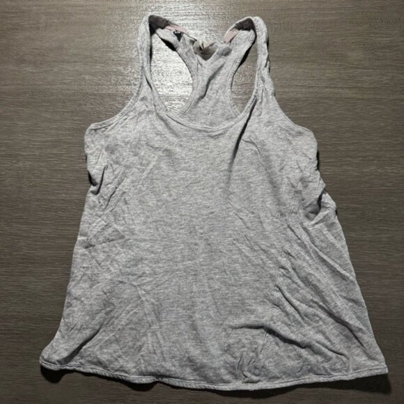 Gymshark Grey Racerback Tank Top S - Picture 1 of 8